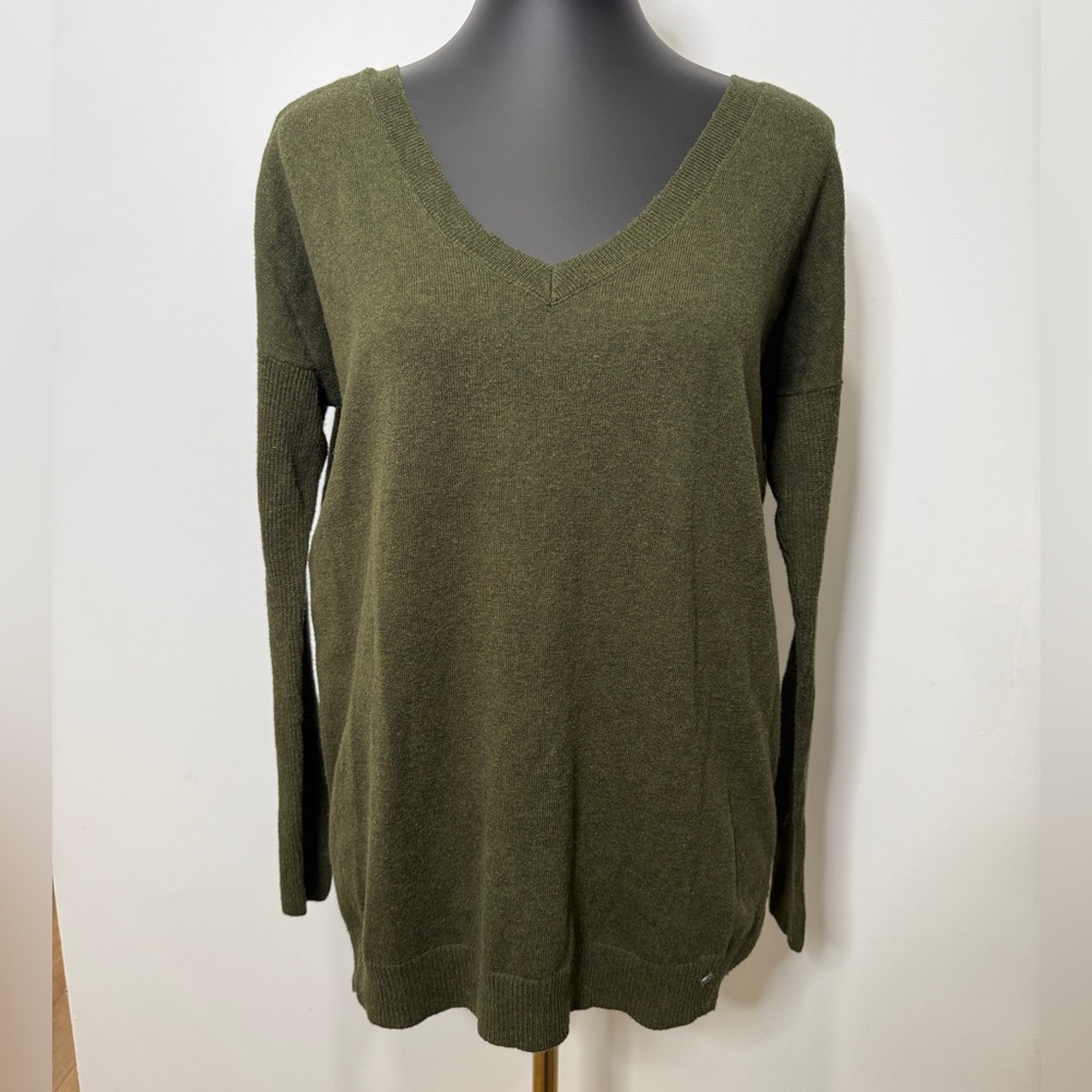 American‎ Eagle Outfitters Forest Green Knit Top